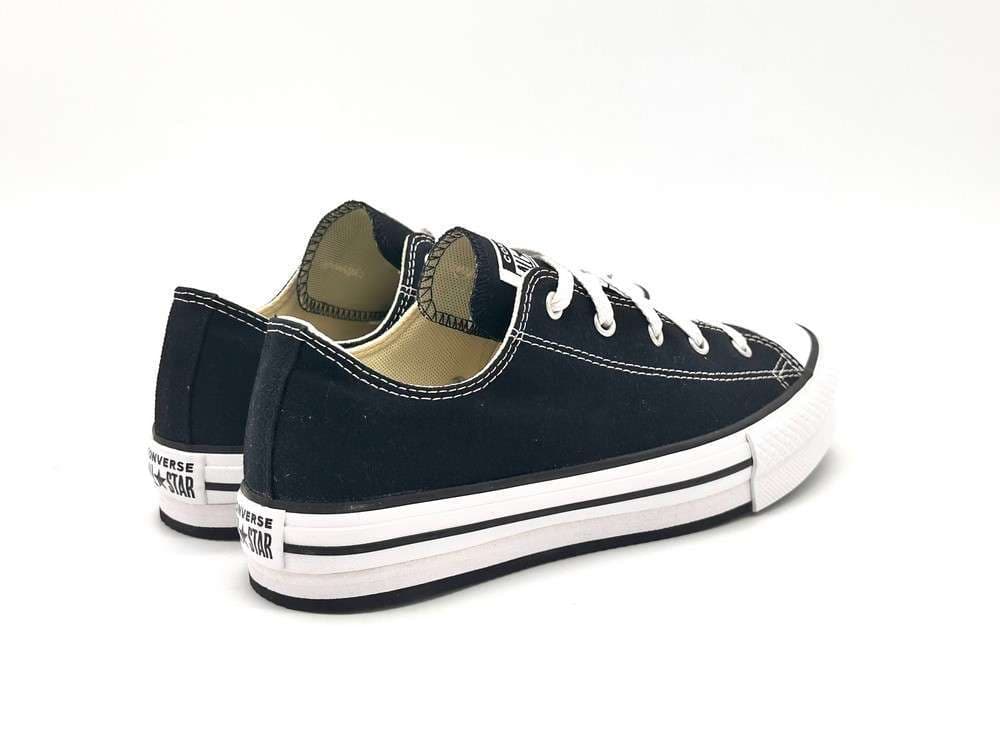 CONVERSE ALL STAR Sneakers donna black white in Sneaker casual Calzature Durello - Agna, commercioVirtuoso.it