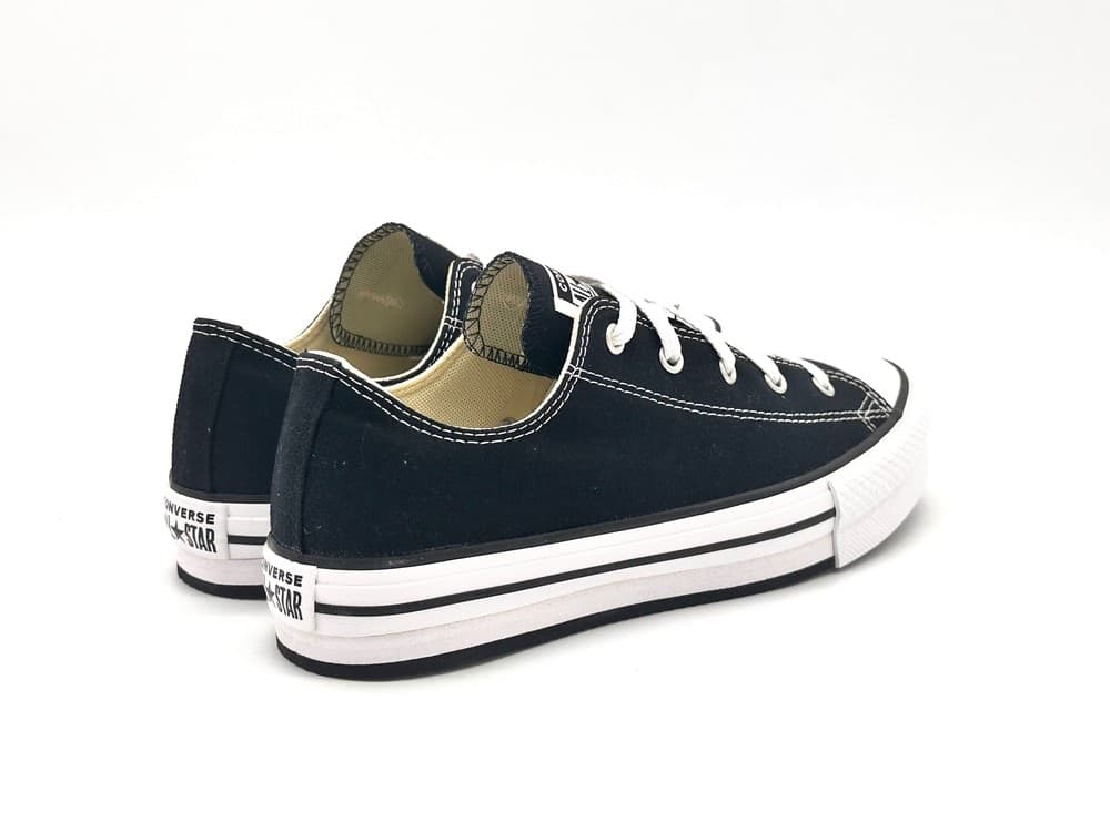 CONVERSE ALL STAR Sneakers donna black white in Sneaker casual Calzature Durello - Agna, commercioVirtuoso.it