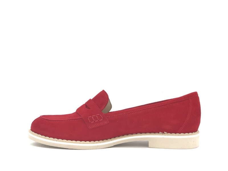 DONNA SOFT Mocassino donna 6137 red in Loafer e mocassini Calzature Durello - Agna, commercioVirtuoso.it