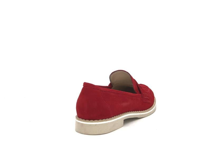 DONNA SOFT Mocassino donna 6137 red in Loafer e mocassini Calzature Durello - Agna, commercioVirtuoso.it