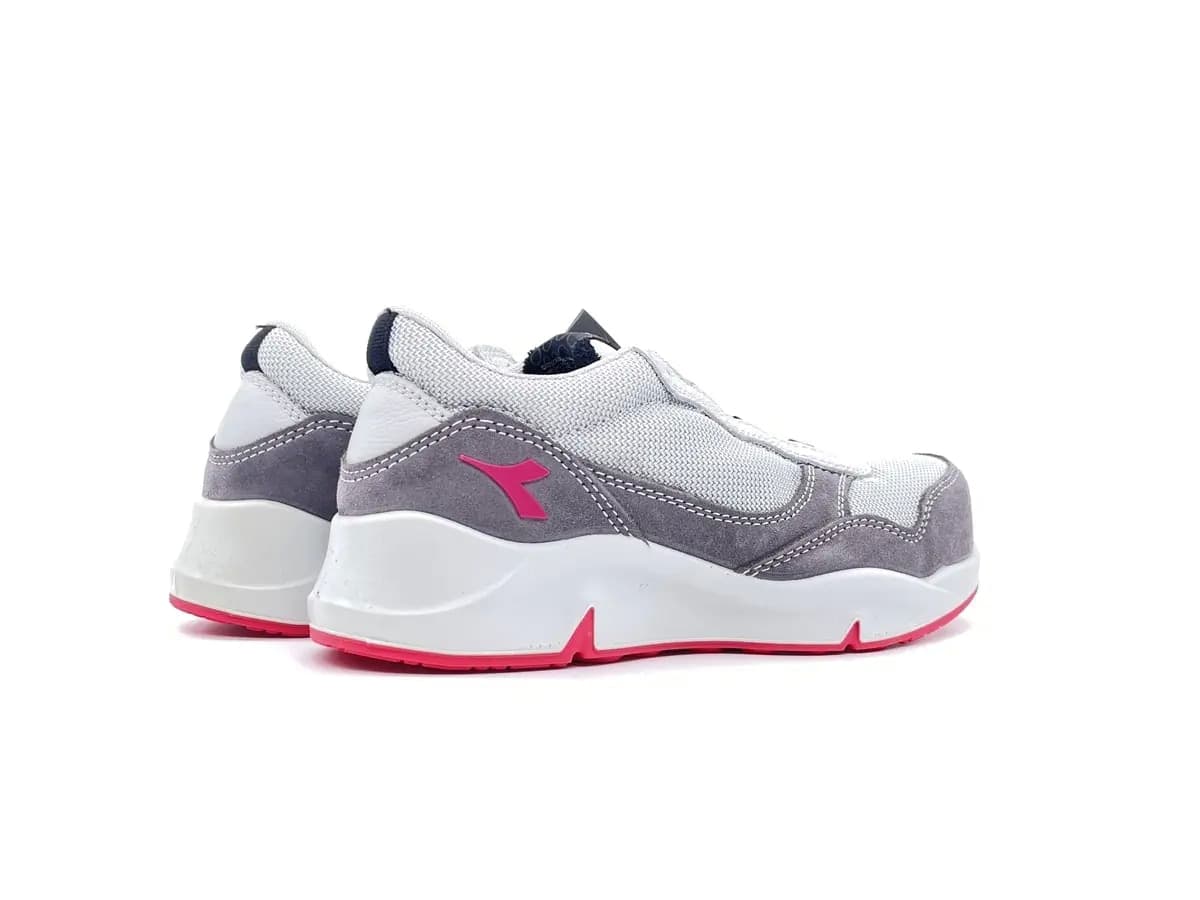 Diadora sneakers antinfortunistica donna Athena Text Low tessuto e pelle grigia in Scarpe Calzature Durello - Agna, commercioVirtuoso.it