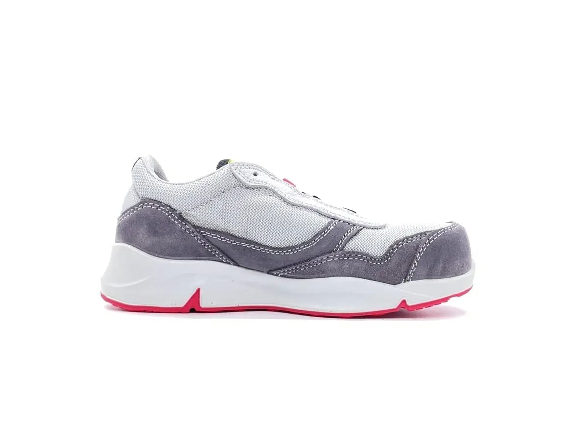 Diadora sneakers antinfortunistica donna Athena Text Low tessuto e pelle grigia in Scarpe Calzature Durello - Agna, commercioVirtuoso.it