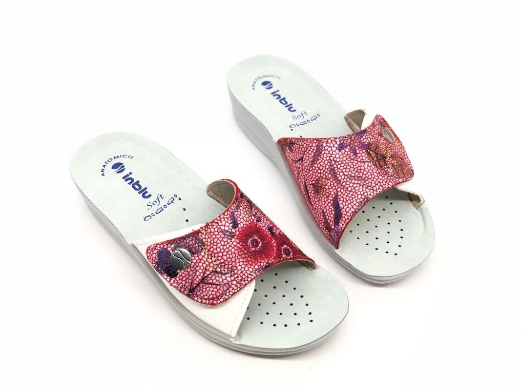 INBLU Ciabatta donna aperta con strappo rosso in Pantofole Calzature Durello - Agna, commercioVirtuoso.it