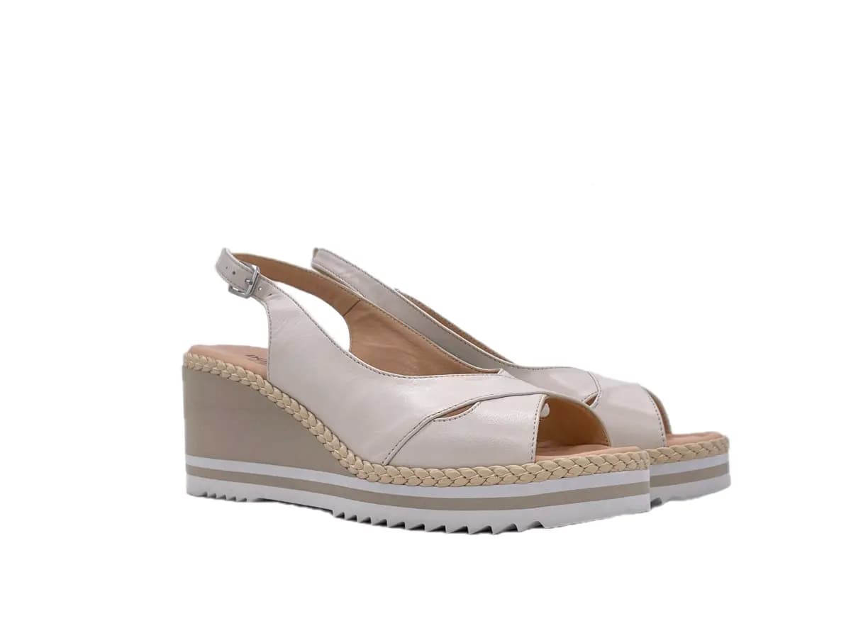 DONNA SOFT Sandali donna zeppa altezza 6 DS2050T - 7