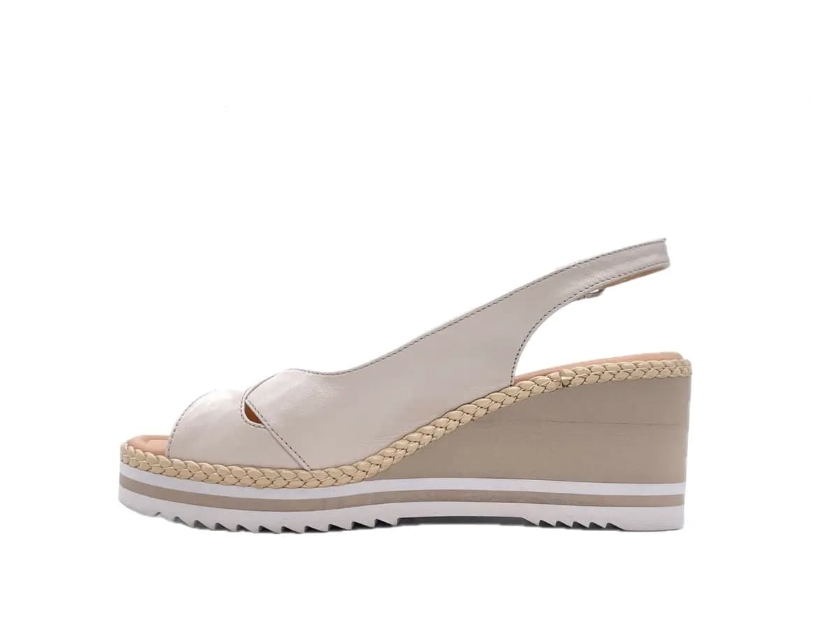 DONNA SOFT Sandali donna zeppa altezza 6 DS2050T in Sandali moda Calzature Durello - Agna, commercioVirtuoso.it