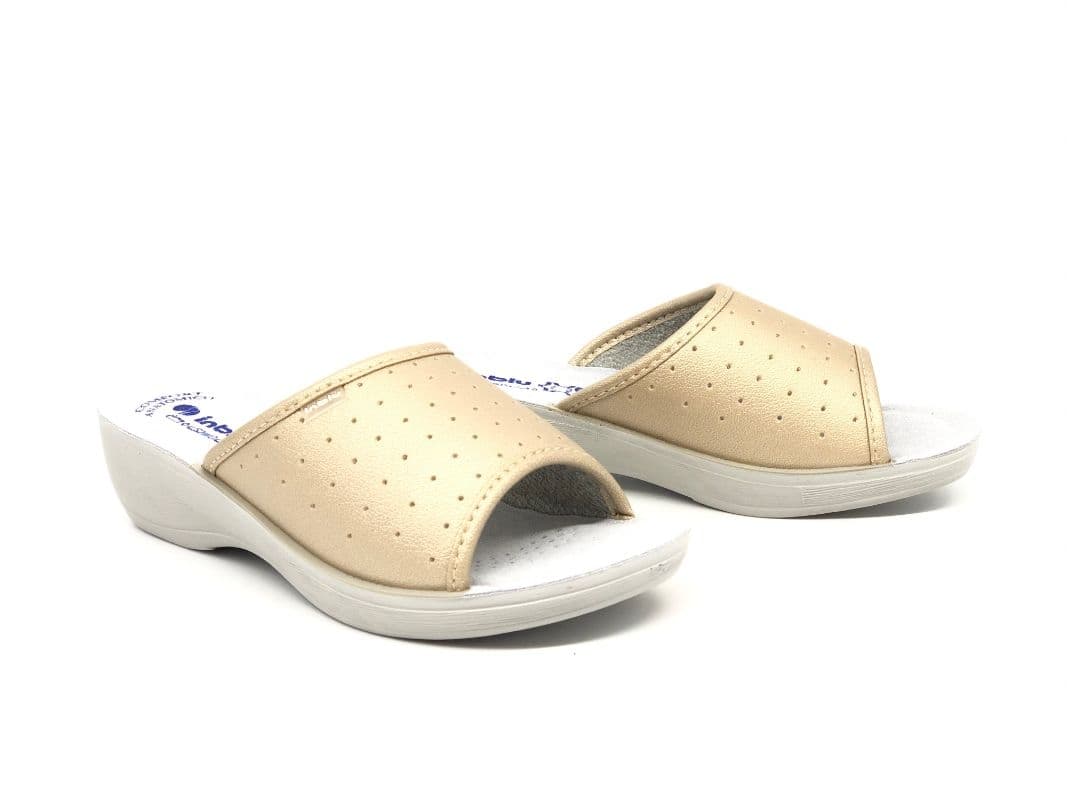 INBLU Ciabatta donna fascia platino - 5