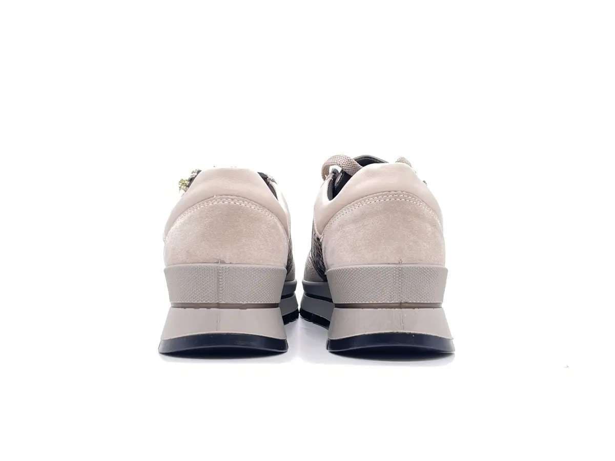 IGI &amp; CO.. Sneakers donna Scamosciato Animalier Visone in Sneaker casual Calzature Durello - Agna, commercioVirtuoso.it