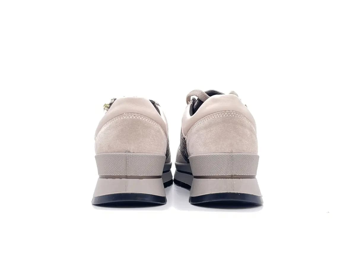 IGI &amp; CO.. Sneakers donna Scamosciato Animalier Visone in Sneaker casual Calzature Durello - Agna, commercioVirtuoso.it