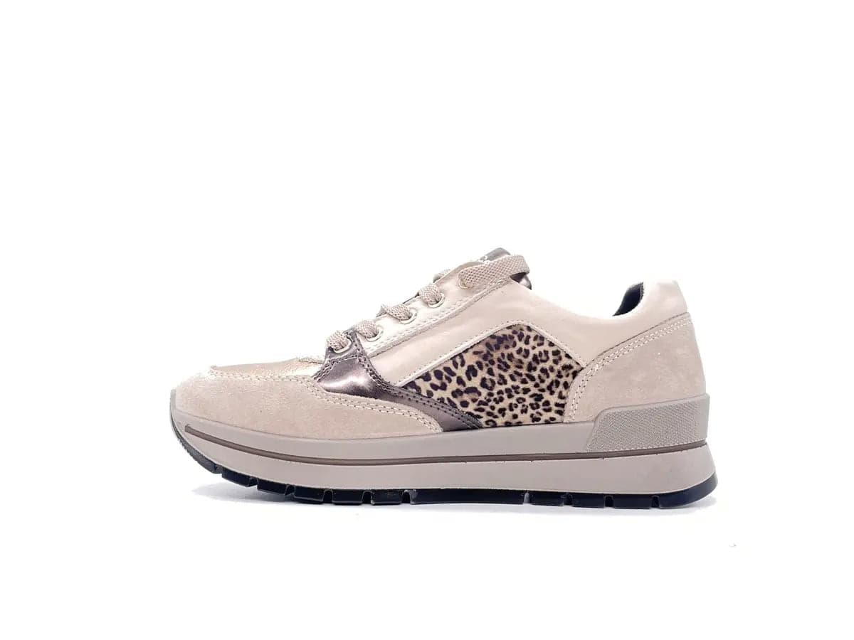 IGI &amp; CO.. Sneakers donna Scamosciato Animalier Visone in Sneaker casual Calzature Durello - Agna, commercioVirtuoso.it