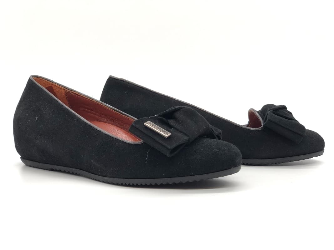DONNA SOFT Ballerina donna con zeppa nera in Ballerine Calzature Durello - Agna, commercioVirtuoso.it