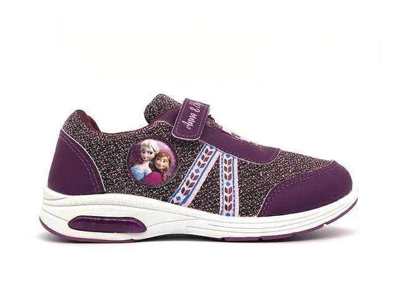 DISNEY FROZEN Elsa and Anna Sneakers bimba fucsia burgundi con luci in Sneaker casual Calzature Durello - Agna, commercioVirtuoso.it