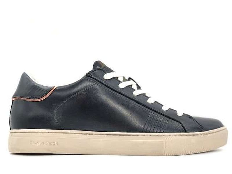 CRIME LONDON Sneakers uomo in pelle color jeans in Sneaker casual Calzature Durello - Agna, commercioVirtuoso.it