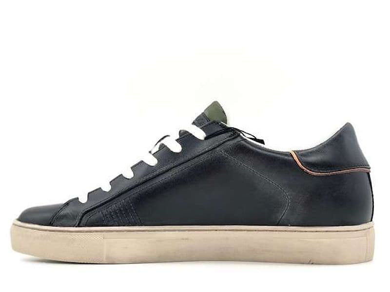 CRIME LONDON Sneakers uomo in pelle color jeans - 5