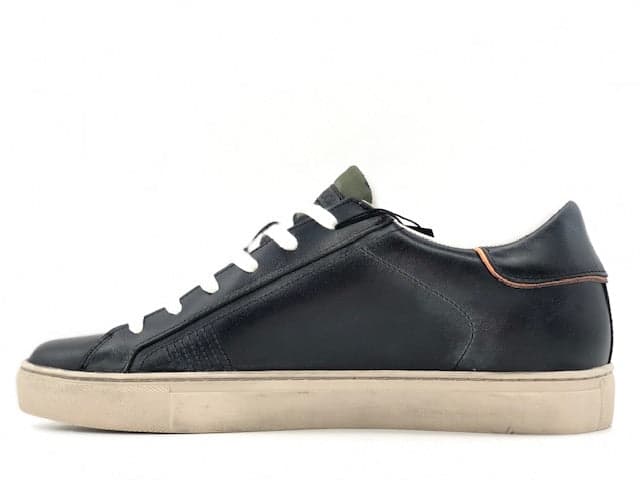 CRIME LONDON Sneakers uomo in pelle color jeans in Sneaker casual Calzature Durello - Agna, commercioVirtuoso.it