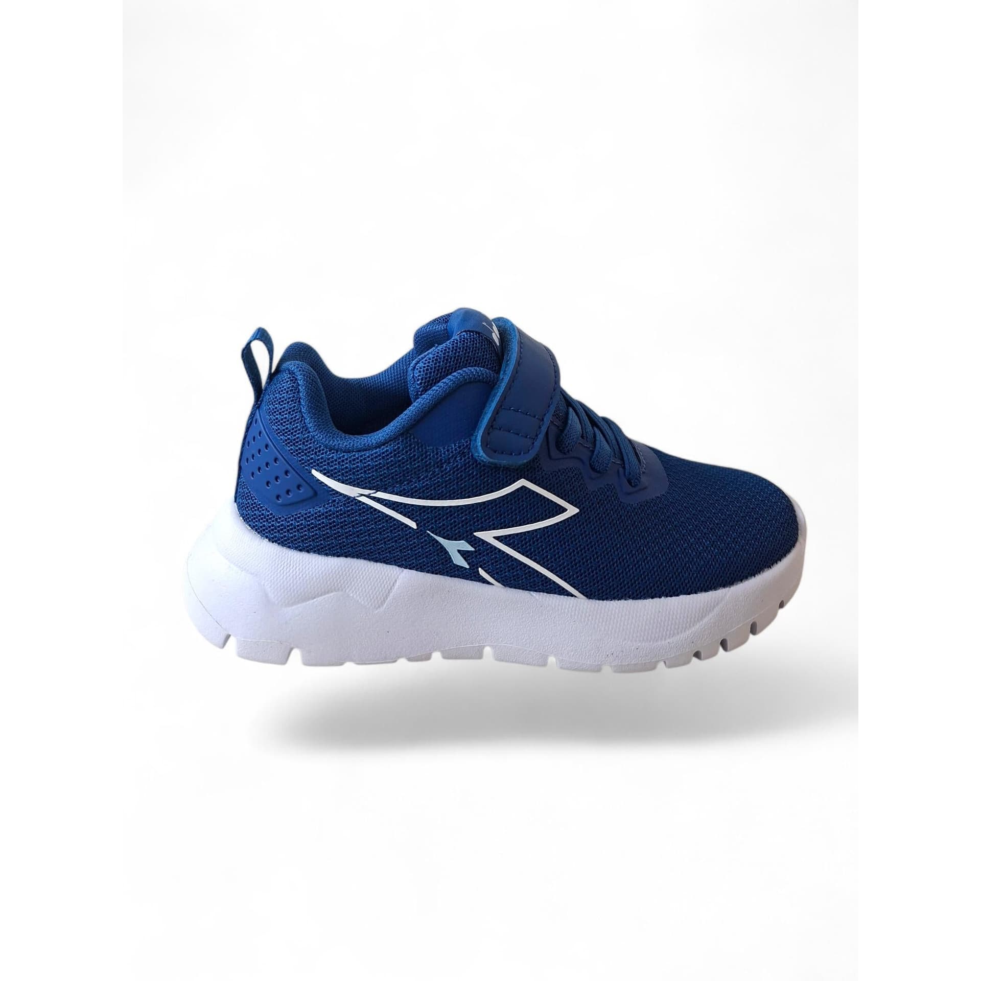Diadora Evo Run 101.182001 – Sneakers Bambino Blu Bianco | Velcro e Laccio Elastico | Taglie 28-35 - 6
