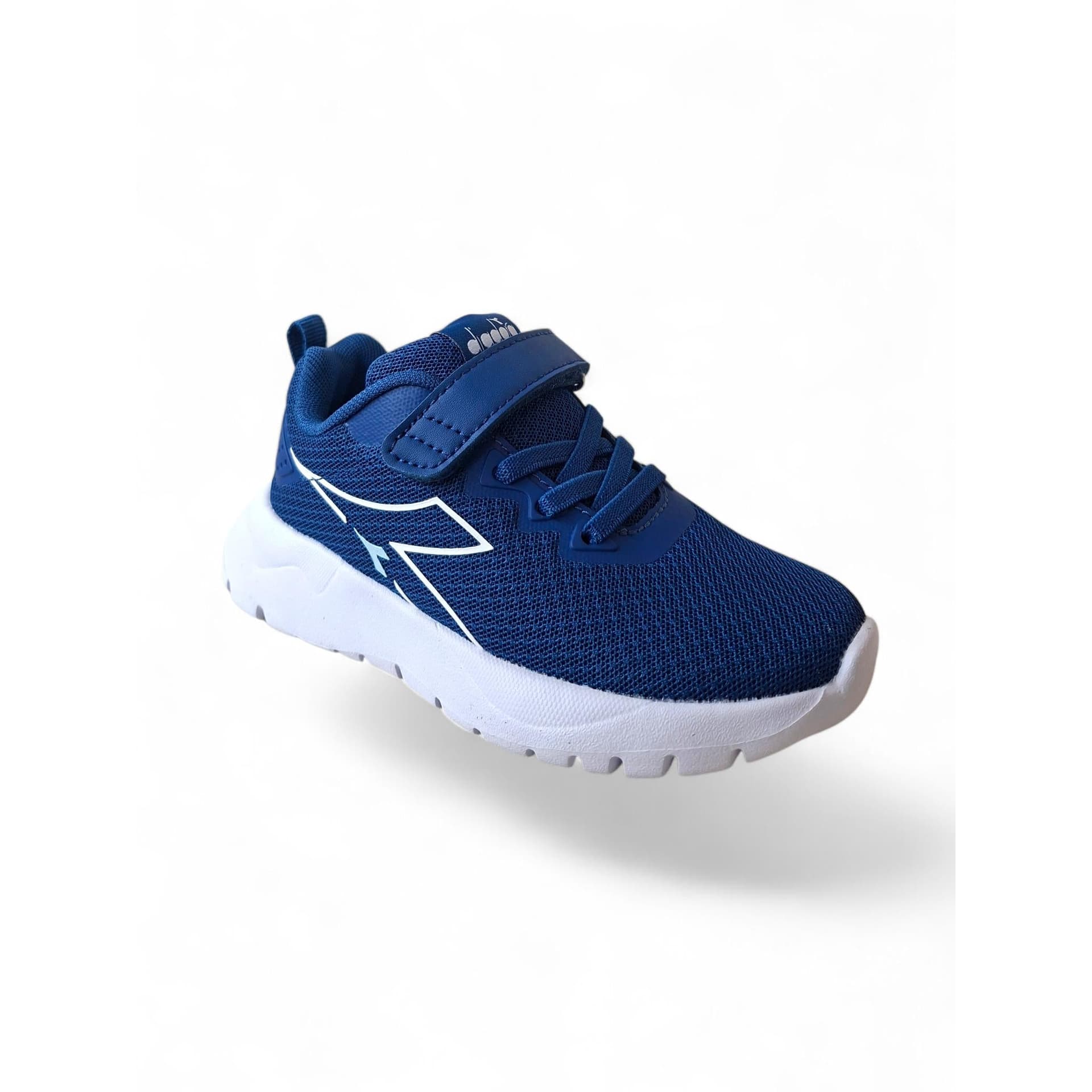 Scarpe sneakers Bambino Diadora Evo Run blu-bianco laccio elastico e velcro in Ballerine Scarpetteria Gica - Trani, commercioVirtuoso.it