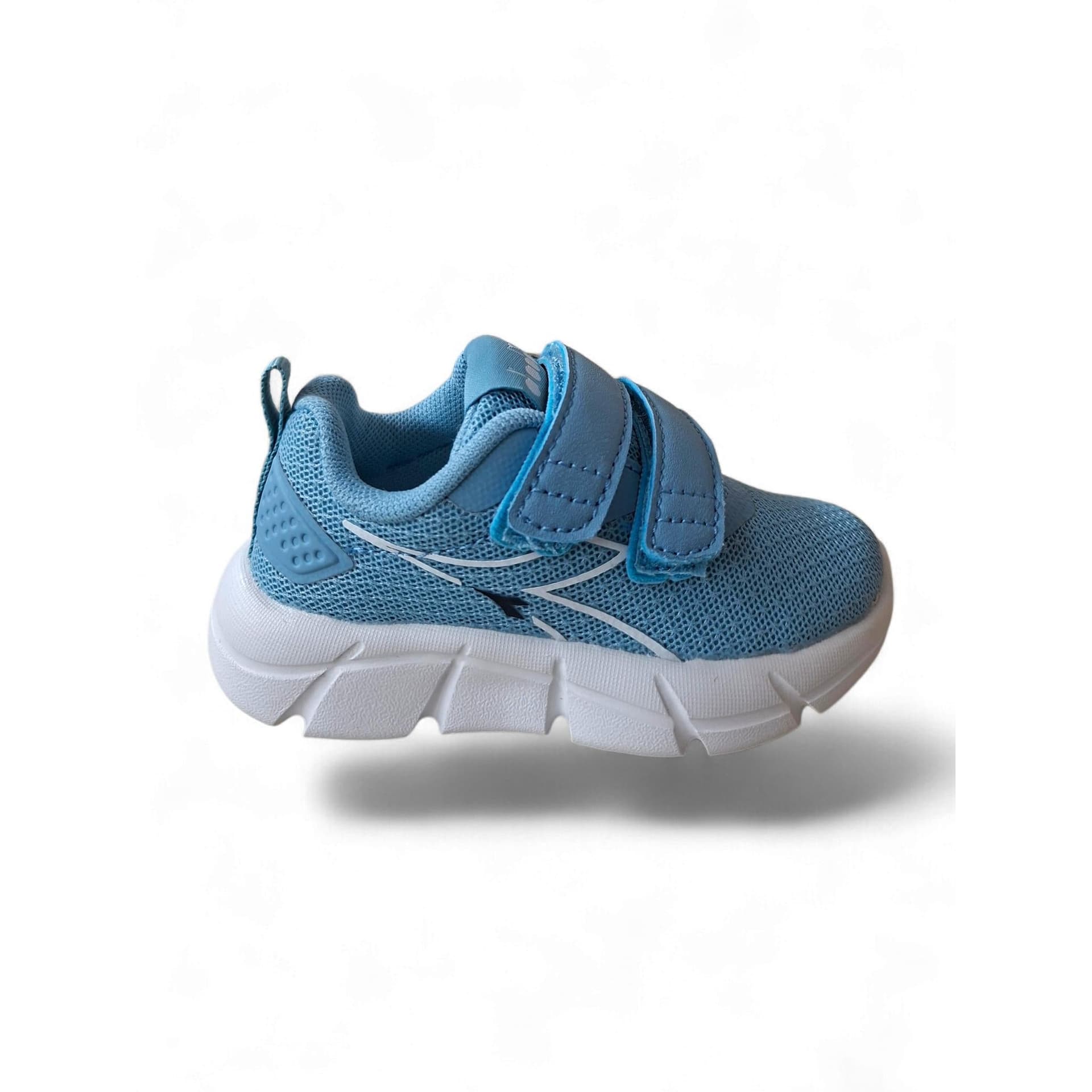 Diadora Evo Run 102.183299 – Scarpe Bambino Celeste Bianco | Doppio Velcro | Taglie 20-27 - 6