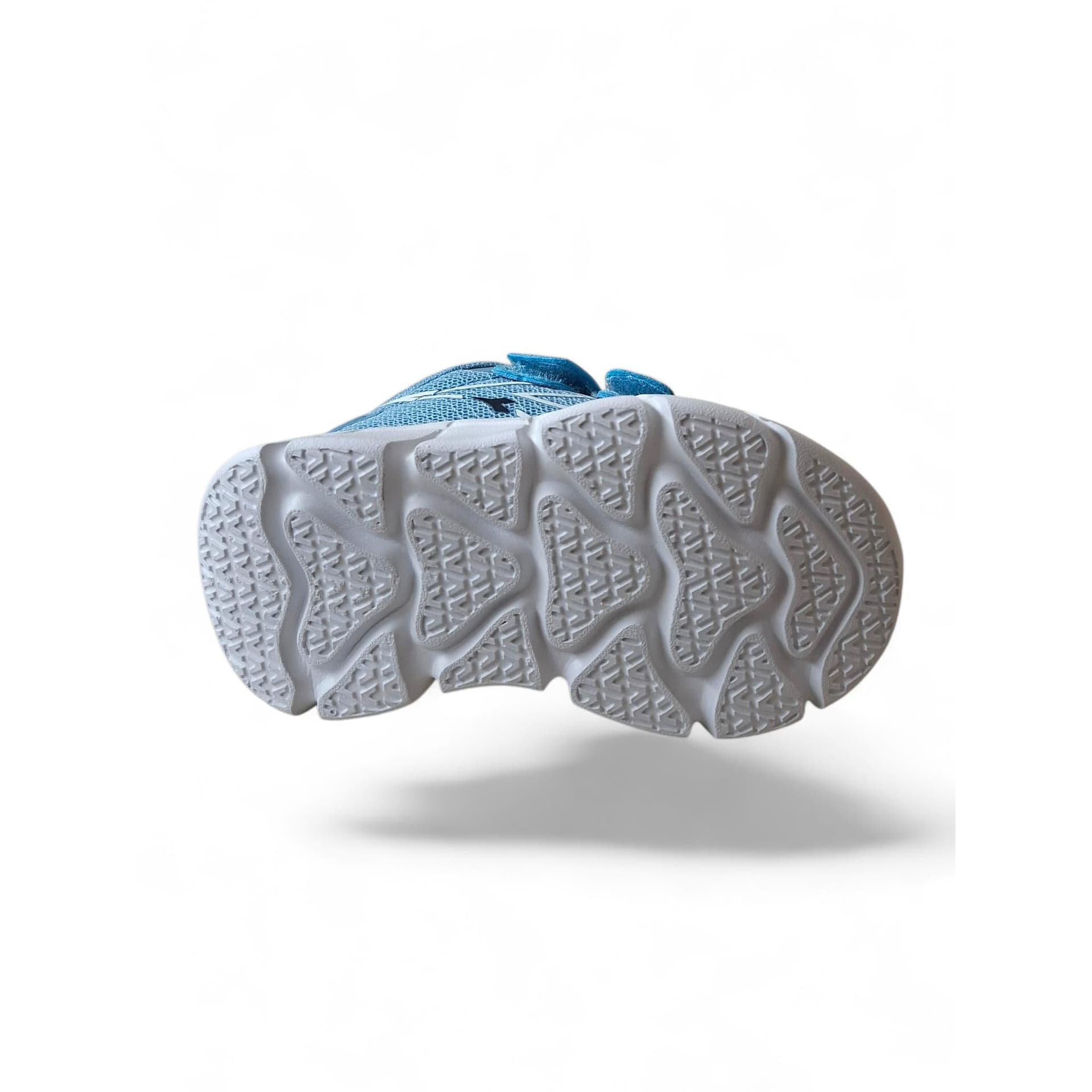 Diadora Evo Run 102.183299 – Scarpe Bambino Celeste Bianco | Doppio Velcro | Taglie 20-27 - 5