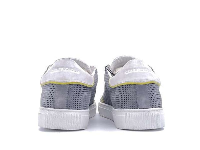 CRIME LONDON Sneakers uomo in nabuk grigio traforato in Sneaker casual Calzature Durello - Agna, commercioVirtuoso.it