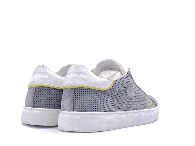 CRIME LONDON Sneakers uomo in nabuk grigio traforato in Sneaker casual Calzature Durello - Agna, commercioVirtuoso.it