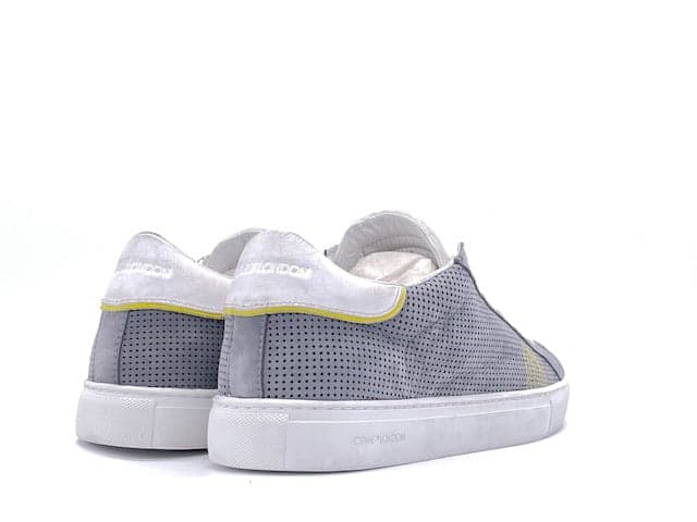 CRIME LONDON Sneakers uomo in nabuk grigio traforato in Sneaker casual Calzature Durello - Agna, commercioVirtuoso.it