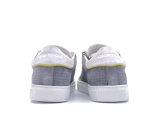 CRIME LONDON Sneakers uomo in nabuk grigio traforato in Sneaker casual Calzature Durello - Agna, commercioVirtuoso.it