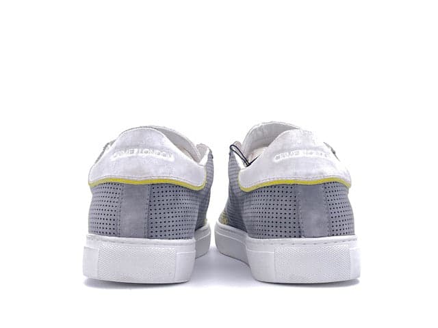 CRIME LONDON Sneakers uomo in nabuk grigio traforato in Sneaker casual Calzature Durello - Agna, commercioVirtuoso.it
