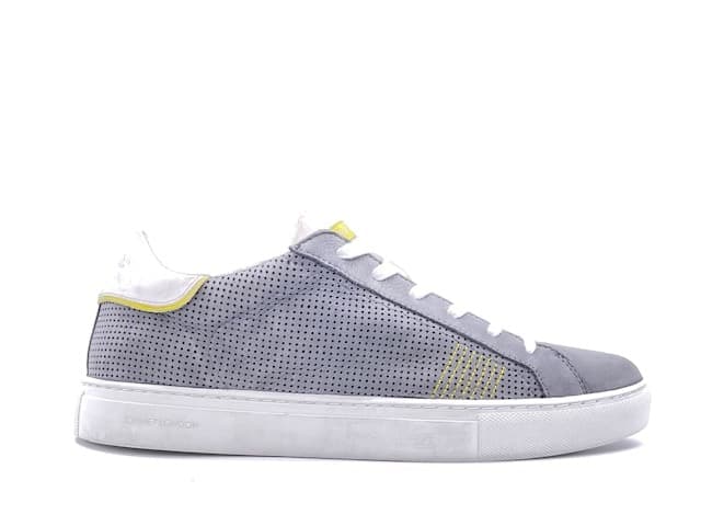 CRIME LONDON Sneakers uomo in nabuk grigio traforato in Sneaker casual Calzature Durello - Agna, commercioVirtuoso.it