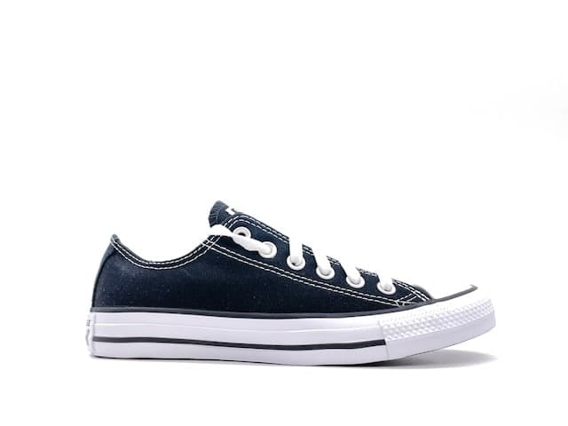 CONVERSE CHUCK TAYLOR ALL STAR OX classico black donna in Sneaker casual Calzature Durello - Agna, commercioVirtuoso.it