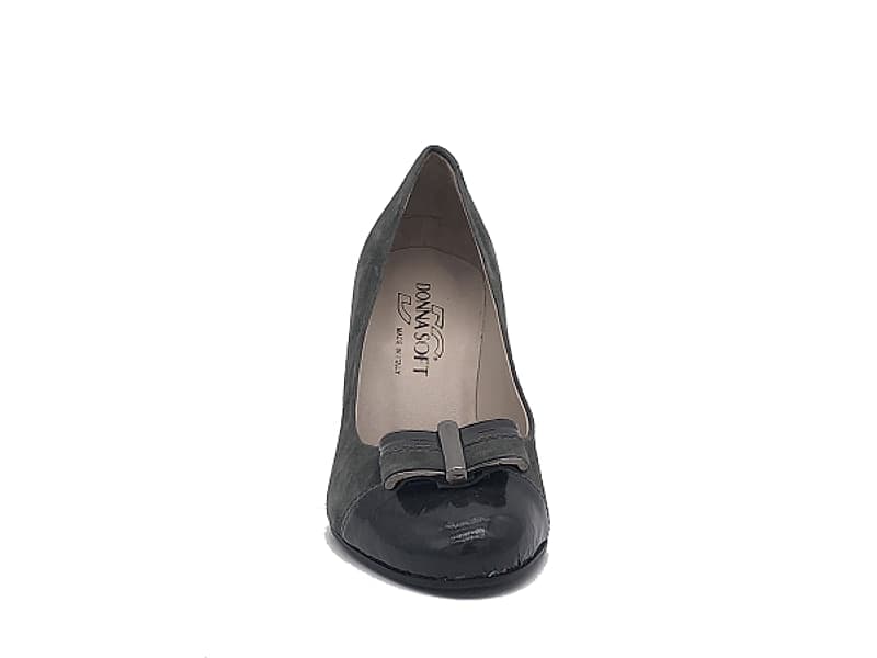 DONNA SOFT Décolleté in camoscio grigio 3343 in Scarpe col tacco Calzature Durello - Agna, commercioVirtuoso.it