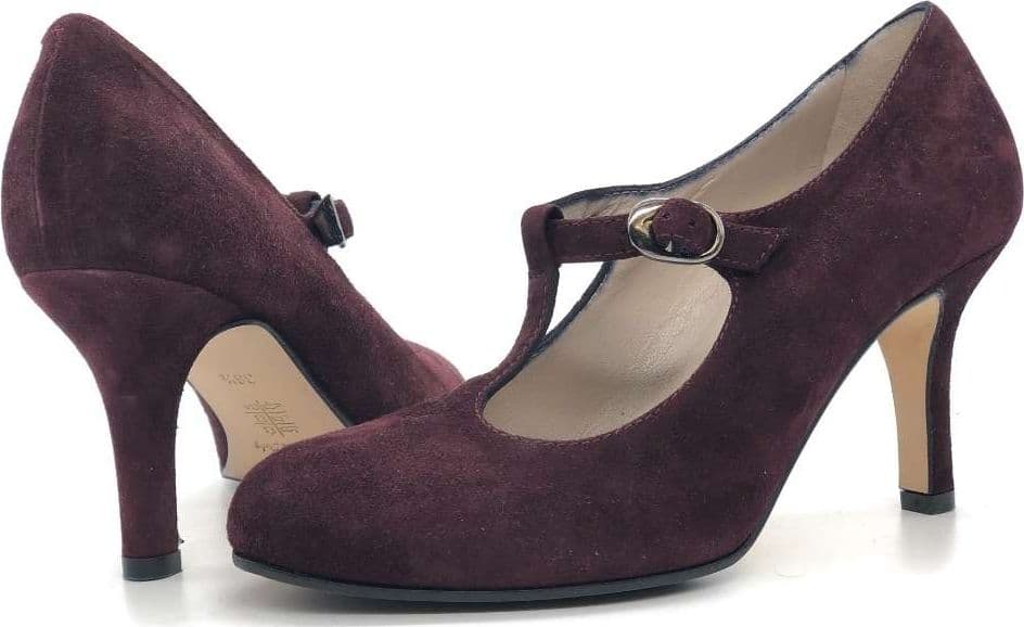 DONNA SOFT Décolleté con cinturino 3342 bordò in Coordinati Calzature Durello - Agna, commercioVirtuoso.it