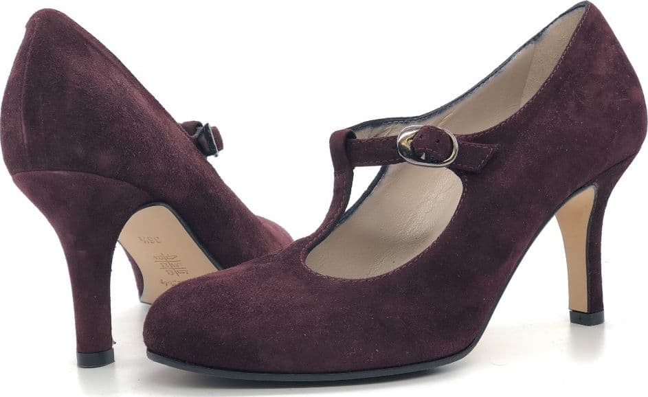 DONNA SOFT Décolleté con cinturino 3342 bordò in Coordinati Calzature Durello - Agna, commercioVirtuoso.it