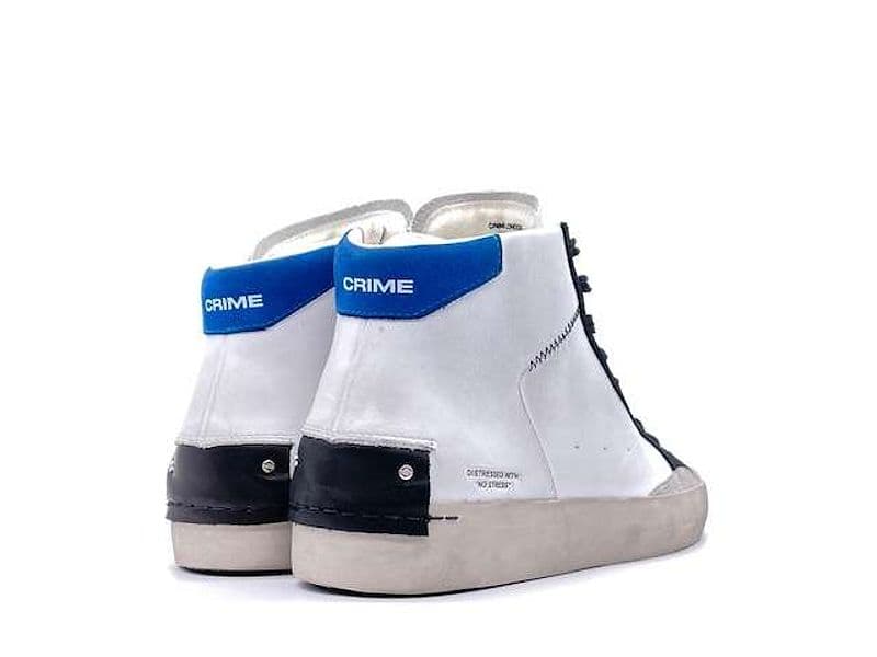 CRIME LONDON HIGH TOP DISTRESSED Sneakers uomo alta in Sneaker casual Calzature Durello - Agna, commercioVirtuoso.it