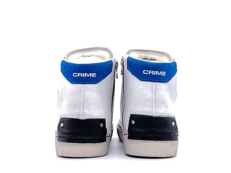 CRIME LONDON HIGH TOP DISTRESSED Sneakers uomo alta in Sneaker casual Calzature Durello - Agna, commercioVirtuoso.it