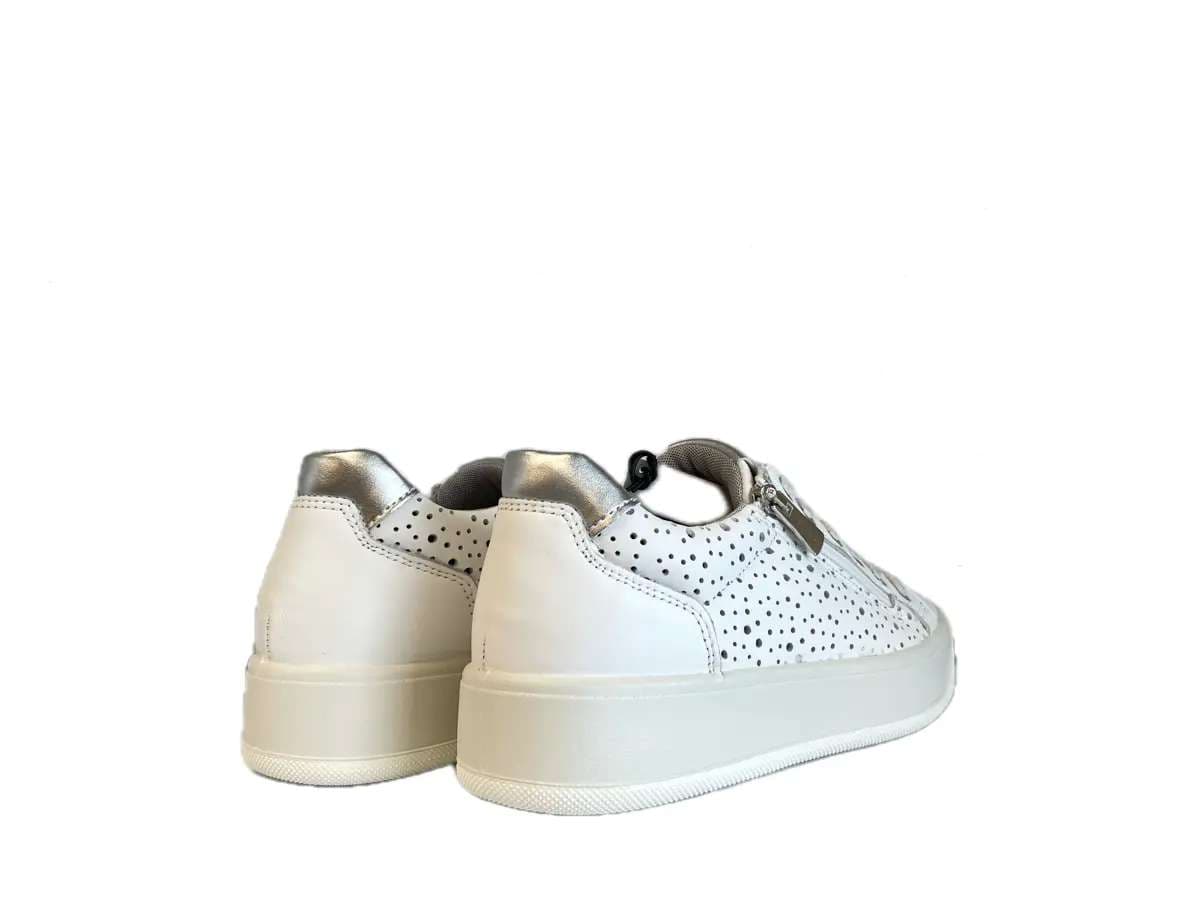 IGI &amp; CO.. Sneakers donna in pelle soft bianco in Sneaker casual Calzature Durello - Agna, commercioVirtuoso.it