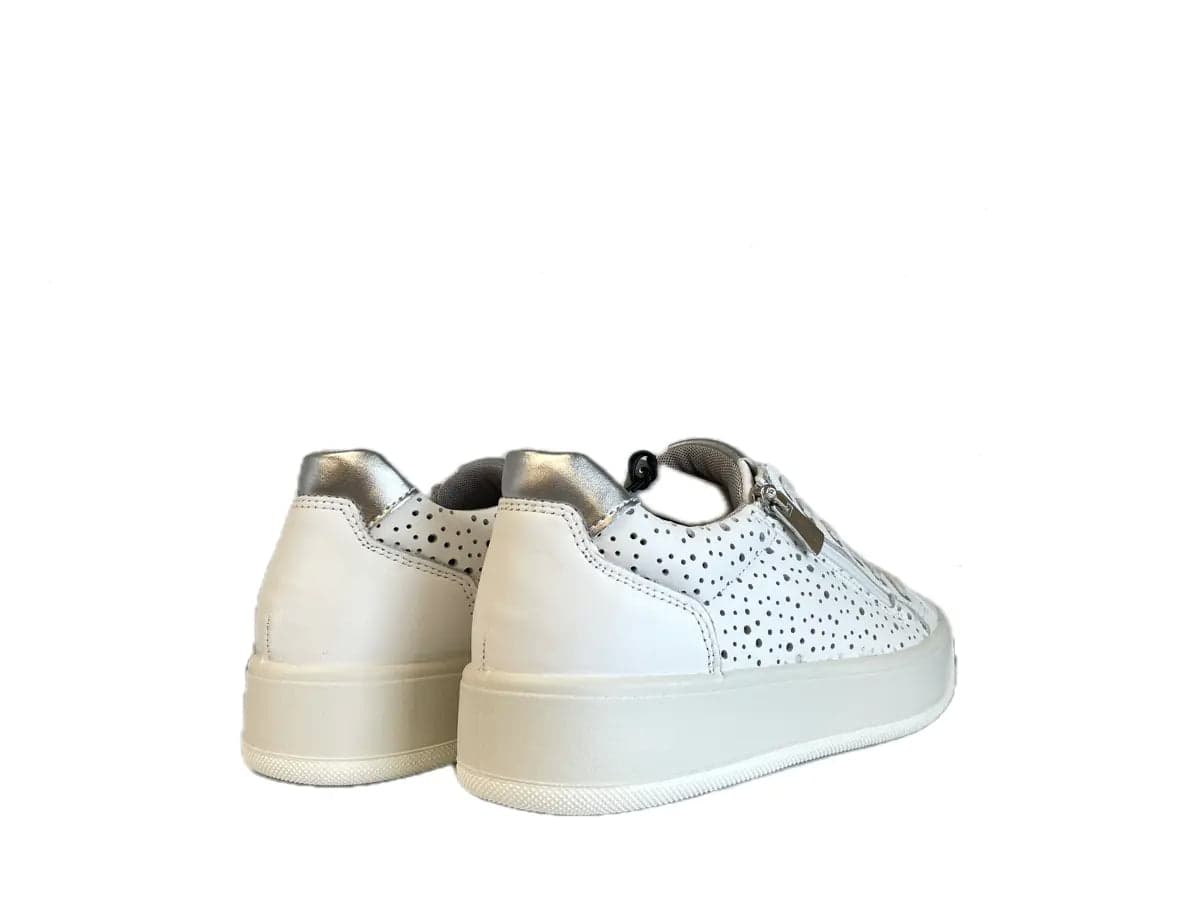 IGI &amp; CO.. Sneakers donna in pelle soft bianco in Sneaker casual Calzature Durello - Agna, commercioVirtuoso.it