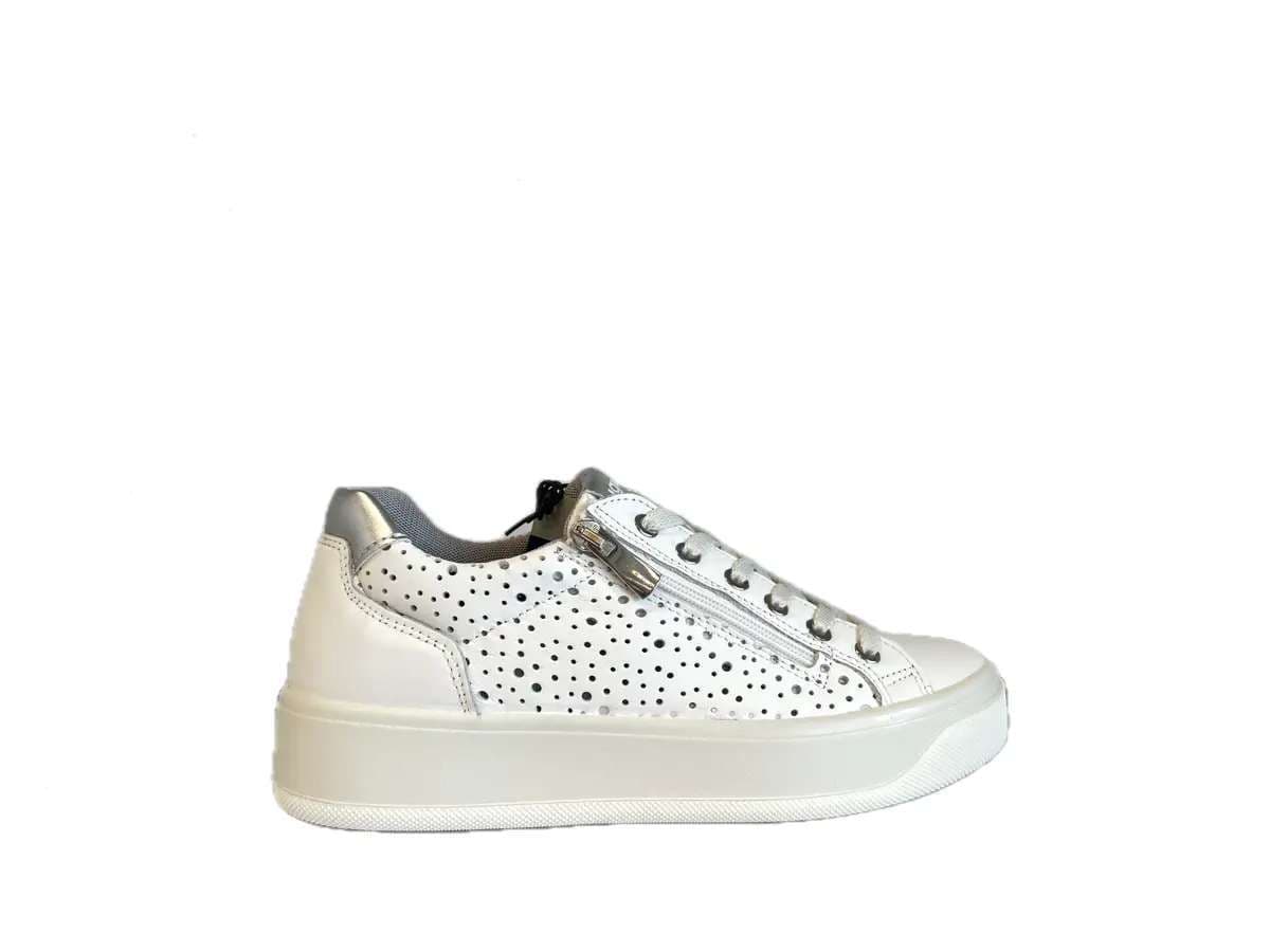 IGI &amp; CO.. Sneakers donna in pelle soft bianco in Sneaker casual Calzature Durello - Agna, commercioVirtuoso.it
