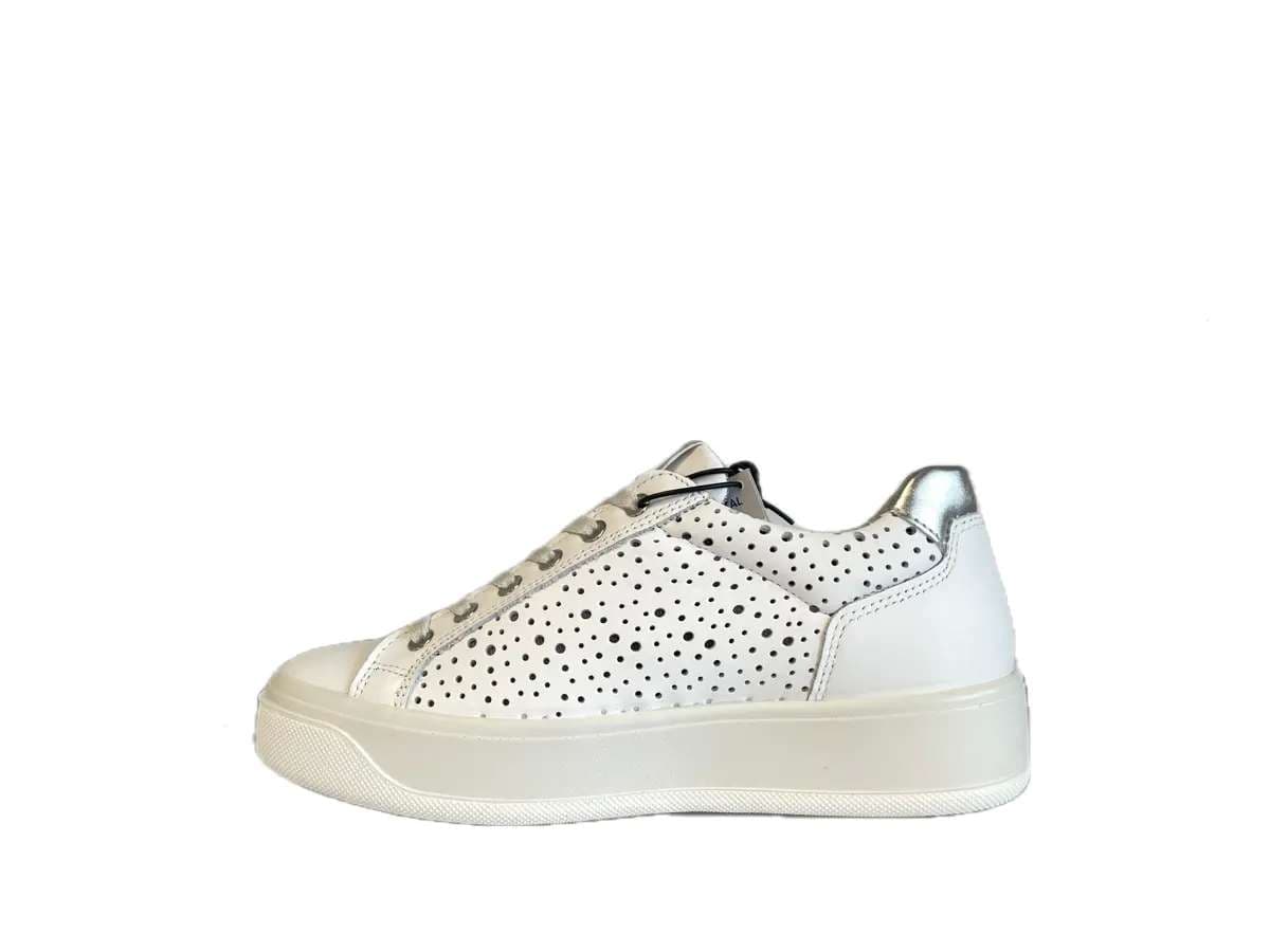 IGI &amp; CO.. Sneakers donna in pelle soft bianco in Sneaker casual Calzature Durello - Agna, commercioVirtuoso.it
