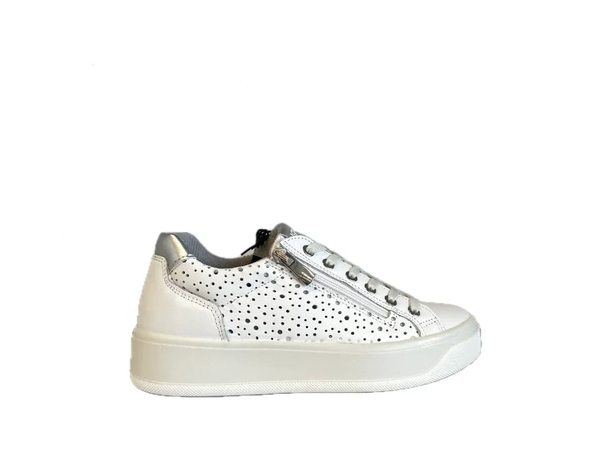 IGI &amp; CO.. Sneakers donna in pelle soft bianco in Sneaker casual Calzature Durello - Agna, commercioVirtuoso.it
