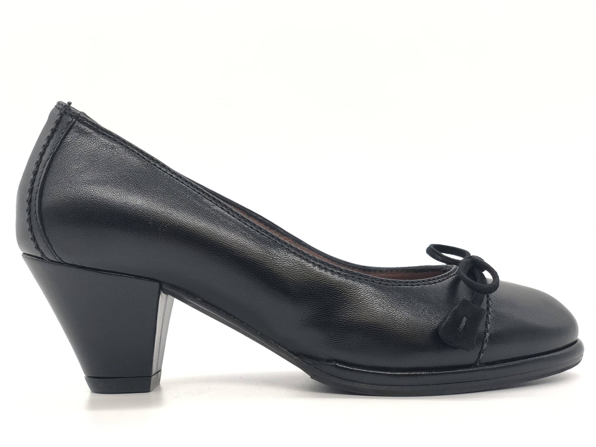 DONNA SOFT Décolleté 2651 nero in pelle - 6