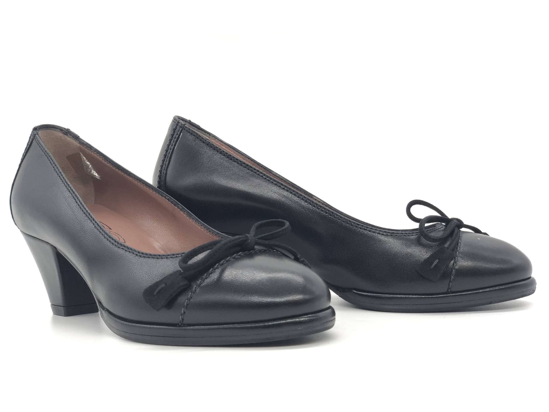 DONNA SOFT Décolleté 2651 nero in pelle in Scarpe col tacco Calzature Durello - Agna, commercioVirtuoso.it