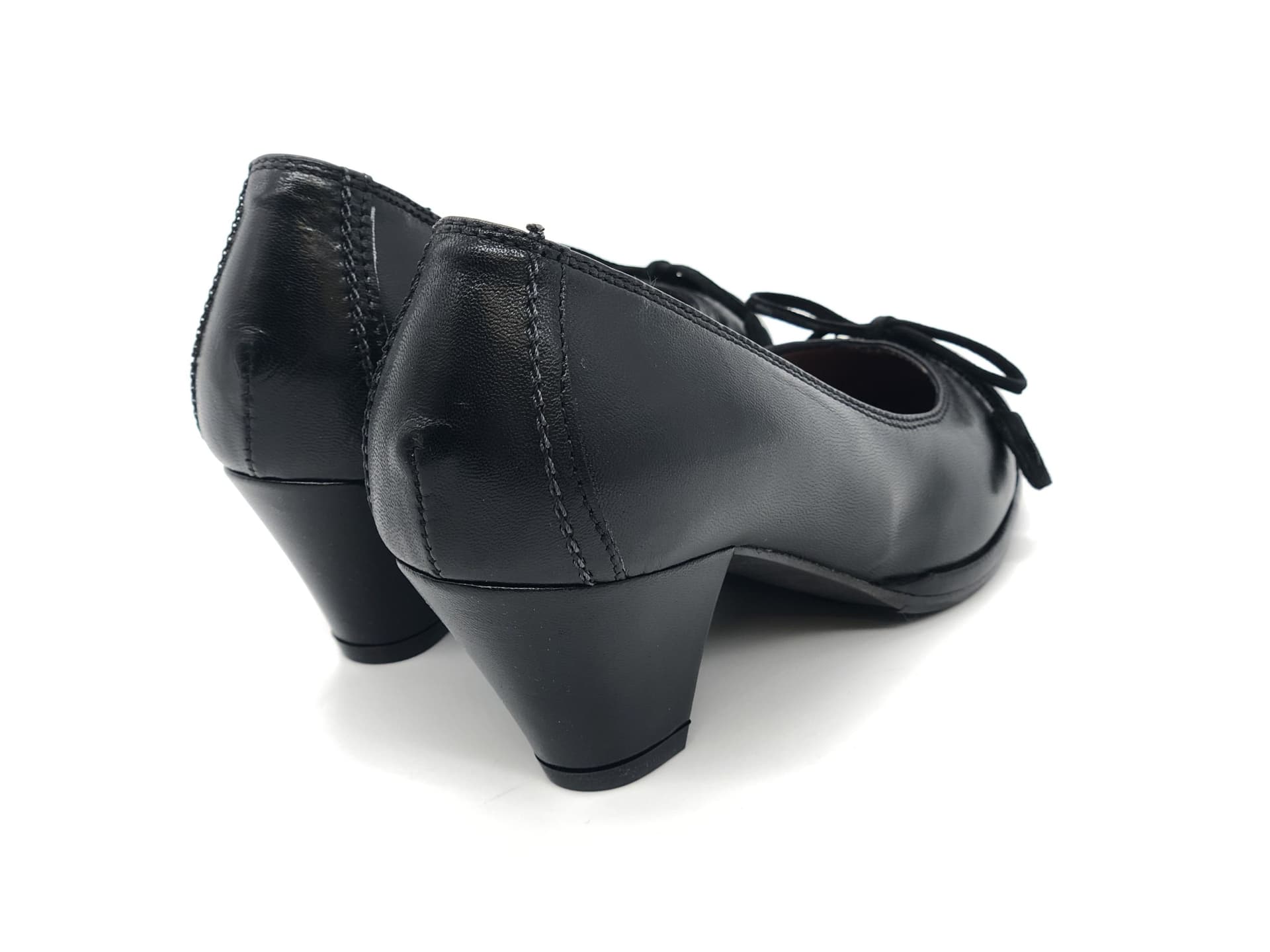 DONNA SOFT Décolleté 2651 nero in pelle in Scarpe col tacco Calzature Durello - Agna, commercioVirtuoso.it