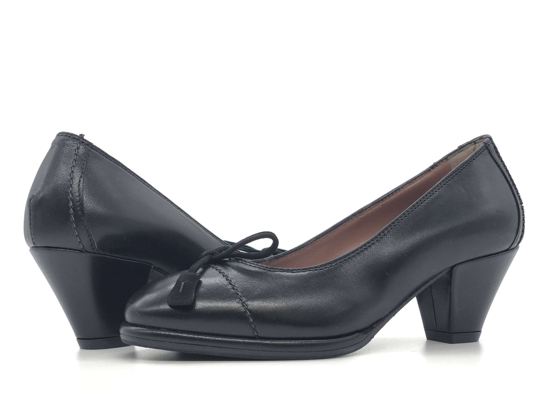 DONNA SOFT Décolleté 2651 nero in pelle in Scarpe col tacco Calzature Durello - Agna, commercioVirtuoso.it
