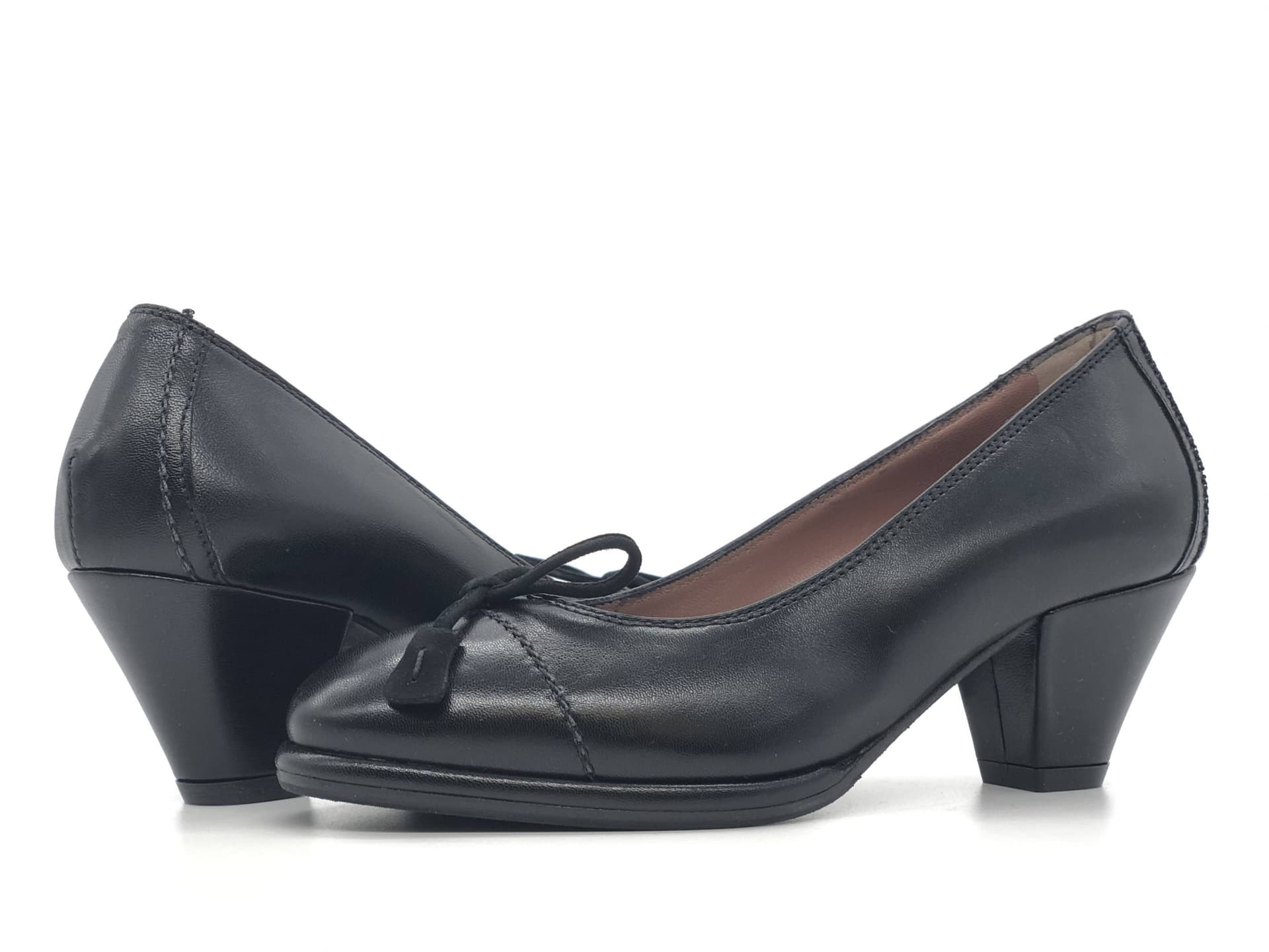DONNA SOFT Décolleté 2651 nero in pelle in Scarpe col tacco Calzature Durello - Agna, commercioVirtuoso.it