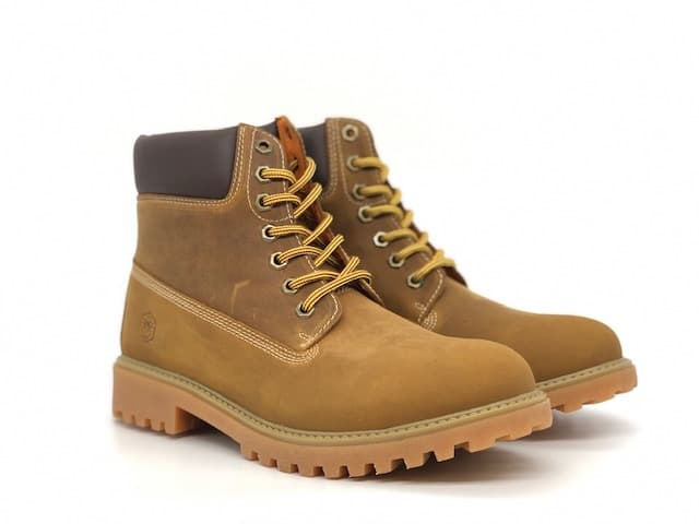 LUMBERJACK RIVER Scarponcino uomo giallo e marrone - 6