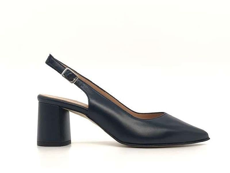 MOT - CLé' BY DONNA SOFT Slingback MOT1353 blu in Scarpe col tacco Calzature Durello - Agna, commercioVirtuoso.it