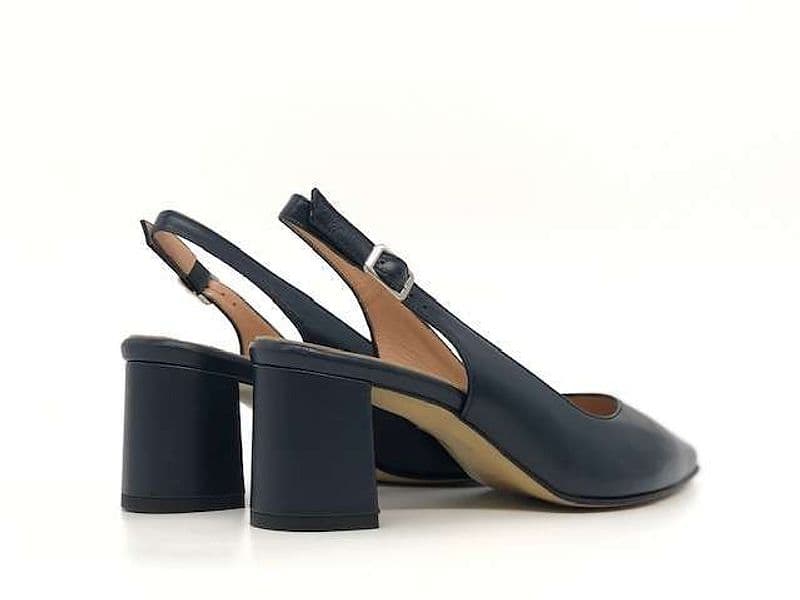 MOT - CLé' BY DONNA SOFT Slingback MOT1353 blu in Scarpe col tacco Calzature Durello - Agna, commercioVirtuoso.it