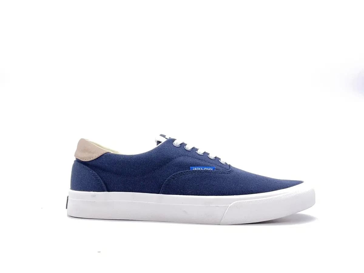 JACK &amp; JONES Sneakers uomo BLAZER NOOS canvas blu in Sneaker casual Calzature Durello - Agna, commercioVirtuoso.it