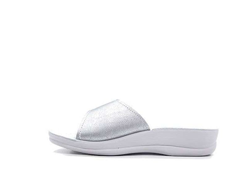 INBLU Ciabatta Donna Con Strappo Argento - 5
