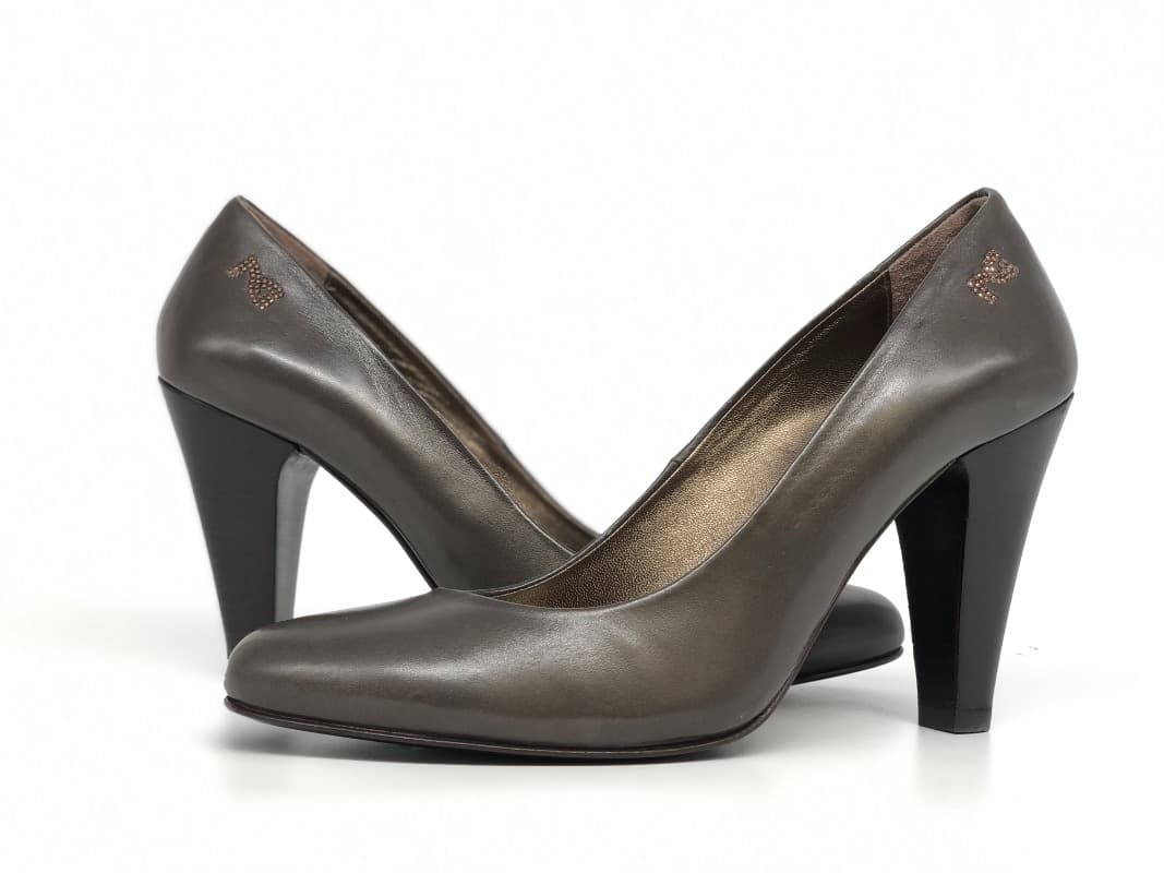 NERO GIARDINI Décolleté donna Nappa Sporting verdgris in Scarpe col tacco Calzature Durello - Agna, commercioVirtuoso.it